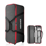 Neewer Maletín con Ruedas para Equipo de Estudio fotográfico, con Ruedas, Correas, Compartimento Acolchado, asa para Soportes de luz, estroboscópicos, Accesorios de fotografía, Red, 96x39x31cm,