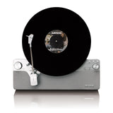 Lenco LSA-071SI - Tocadiscos Vertical Totalmente automático con Altavoces incorporados y Bluetooth® - Plata