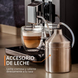 Krups Cafetera totalmente automática Evidence Evidence | Pantalla OLED con tecnología Barista Quattro Force | 12 cafés | 3 variaciones de té | capuchino con un toque | función para 2 tazas | negra