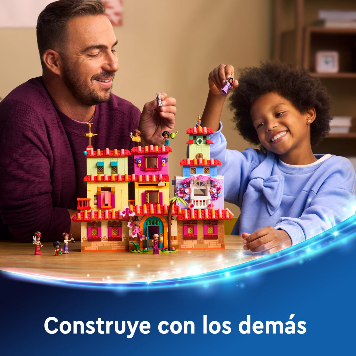 LEGO | Disney Encanto Mágica Casa Madrigal Casita de Juguete de Construcción con Mini Muñeca de Mirabel, Regalo para Niñas y Niños de 7 Años o Más, Juegos Infantiles con Figuras de Animales 43245