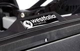 Westfalia Portabicicletas BC 60 para Enganches - Incluye Bolsa; portabicicletas para 2 Bicicletas; apto para Bicicletas Eléctricas; plegable