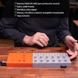 Yamaha SEQTRAK Mobile Music Ideastation – Estudio de Producción Musical Todo-en-Uno con Motores de Sonido Duales, Muestreo Integrado, Altavoz Incorporado y Batería Recargable – Naranja
