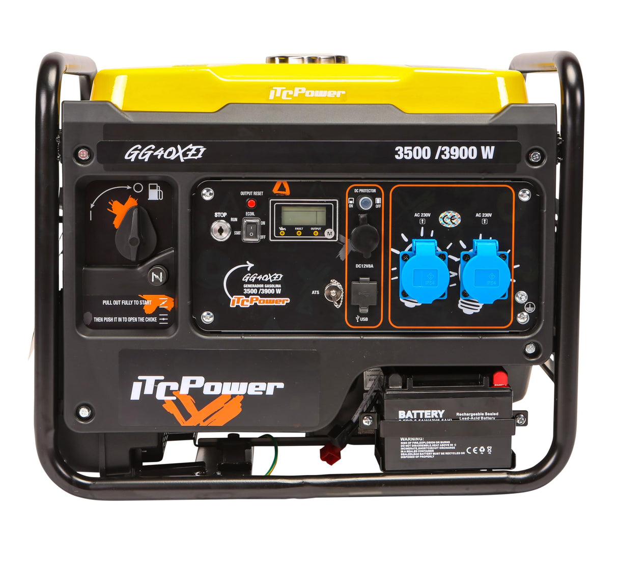 GG40XEi Generador Inverter Abierto ITC Power 3,9kW de Potencia Máxima