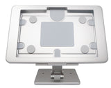 System-S Soporte de Mesa 360° con Cerradura para Microsoft Surface Go 2 y 3 en Gris