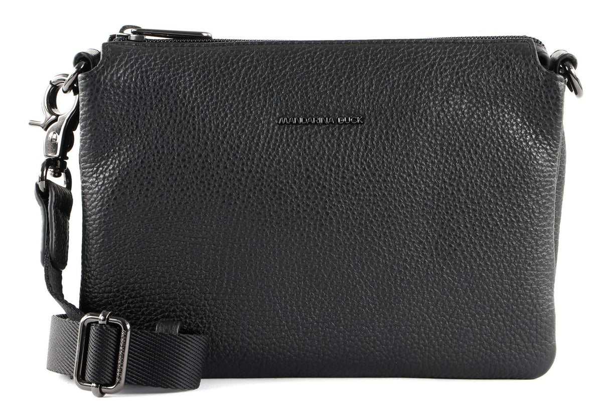 Mandarina Duck Mellow Leather P10FZT82, Bolsitas, Mujer, Negro, Talla única