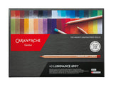 Caran d'Ache Luminance 6901 - Paquete de 40 lápices de colores, multicolor