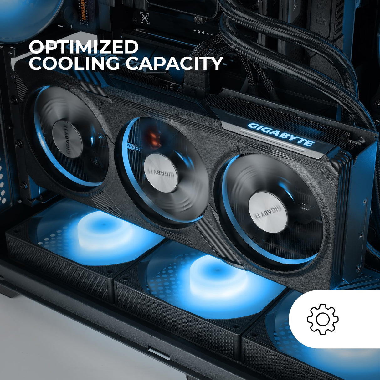 Mars Gaming MC-INFINIO, Caja Gaming ATX, Cristal Templado Curvado Sin Marco, 2X Ventiladores ARGB 120mm, Montaje Vertical de Tarjetas Gráficas, Soporte Refrigeración Líquida hasta 360mm, USB-C, Negro