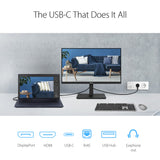 Asus VA27ECPSN - Monitor Docking USB de 27 Pulgadas, Full HD, IPS, Sin Marco, USB-C, RJ45, 75 Hz, Adaptive-Sync, Altavoces Estéreo, Baja Luz Azul, Sin Parpadeos, Diseño Ergonómico, Montaje en Pared