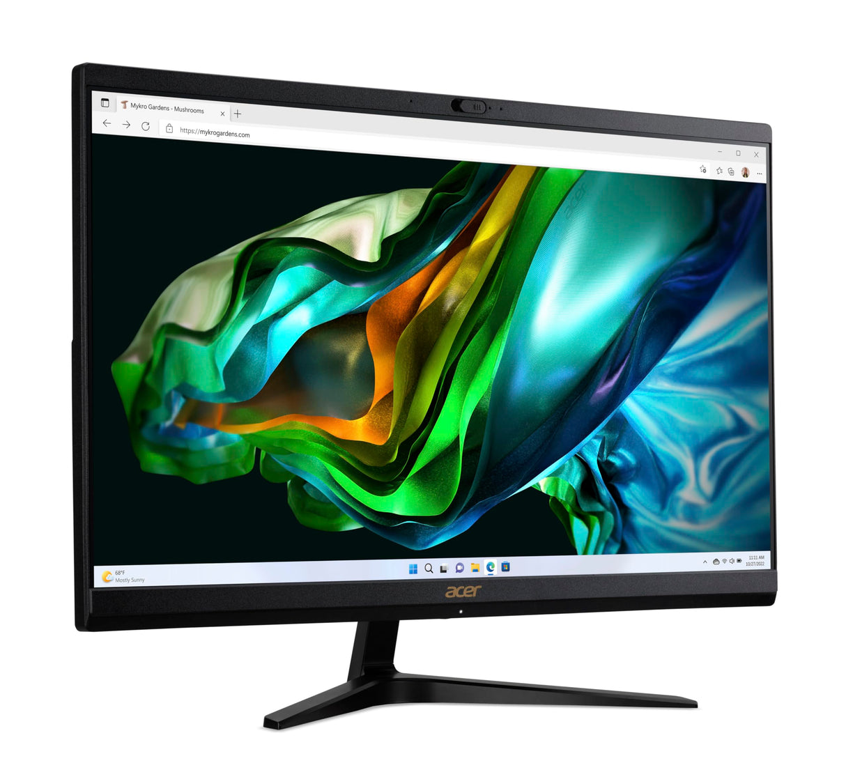 Acer Aspire C24-1800 All in One, Monitor 24" FullHD (Intel Core i5-12450H, 16GB RAM, 512GB SSD, Intel Iris Xe Graphics, Windows 11 Home) Negro, Teclado QWERTY Español y Ratón Inalámbrico
