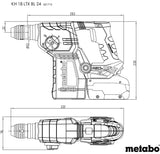 KH 18 LTX BL 24 (601713800) Martillo de batería
