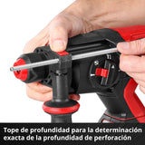 Einhell Professional Martillo perforador con batería TP-HD 18/22 D Li BL-Solo Power X-Change (18 V, sin escobillas, 2,3 J, SDS-plus, potencia en hormigón, empuñadura en D, maletín, sin batería)