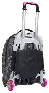 Seven Yub Mochila con Ruedas TROLLEY NEW TECH YANTRY GIRL, Negro - Mochila 3 en 1, Mochila Escolar con Carro - Bolso Escolar Niños, Niñas, Adolescentes - Bolsillo Frontal con organizador