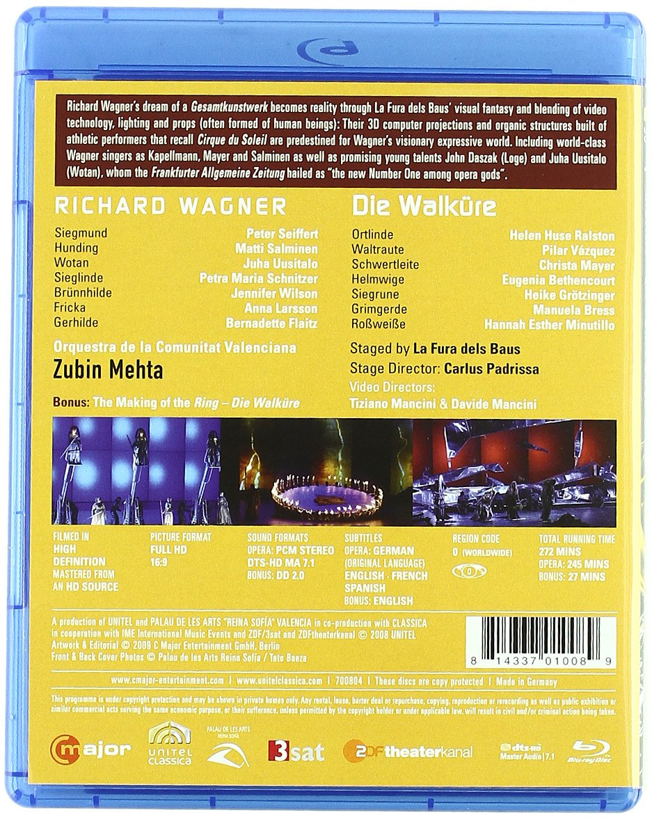 Richard Wagner - Der Ring des Nibelungen [Blu-ray] [Limited Edition] [Reino Unido]