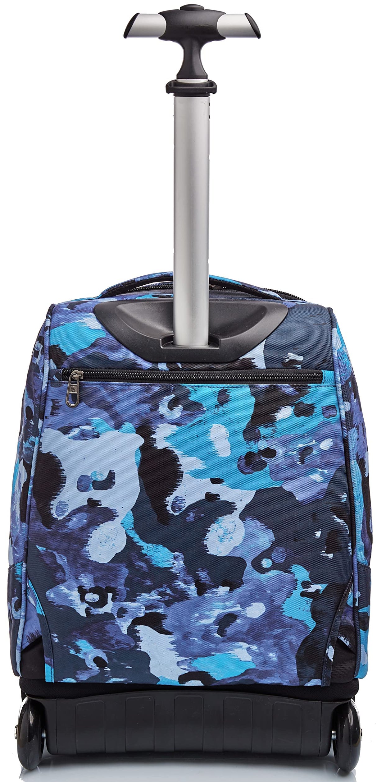 Invicta Mochila con Ruedas CAMO SHADE, Azul Camuflaje - Mochila 2 en 1, Mochila Escolar con Carro, Crossover System - Bolso Escolar Niños, Niñas y Adolescentes , Unisex - Maxi Capacidad