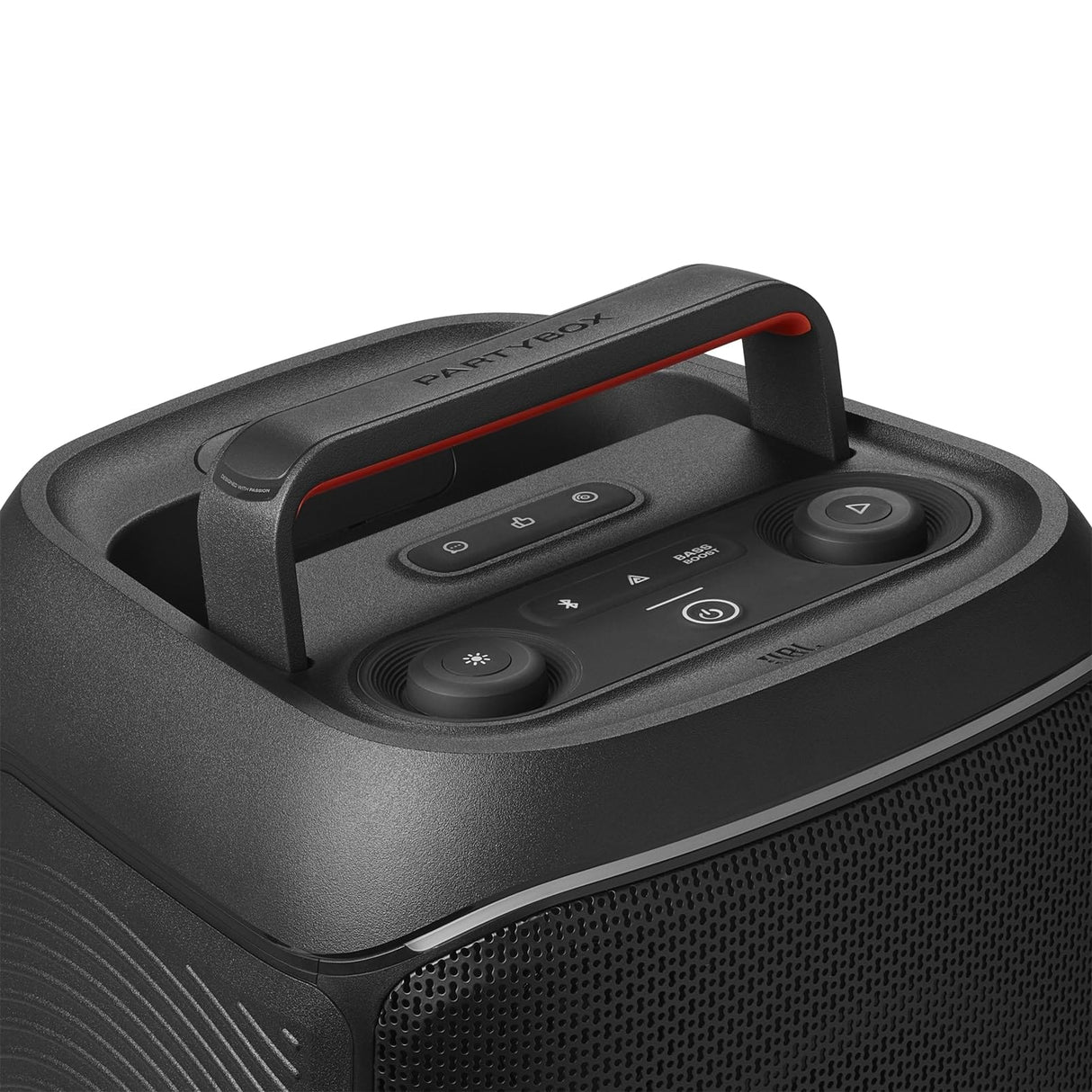 JBL Partybox Club 120, Altavoz portátil para fiestas, con asa plegable ergonómica, Bluetooth, espectáculo de luces, resistente a salpicaduras (IPX4), hasta 12h de reproducción, negro