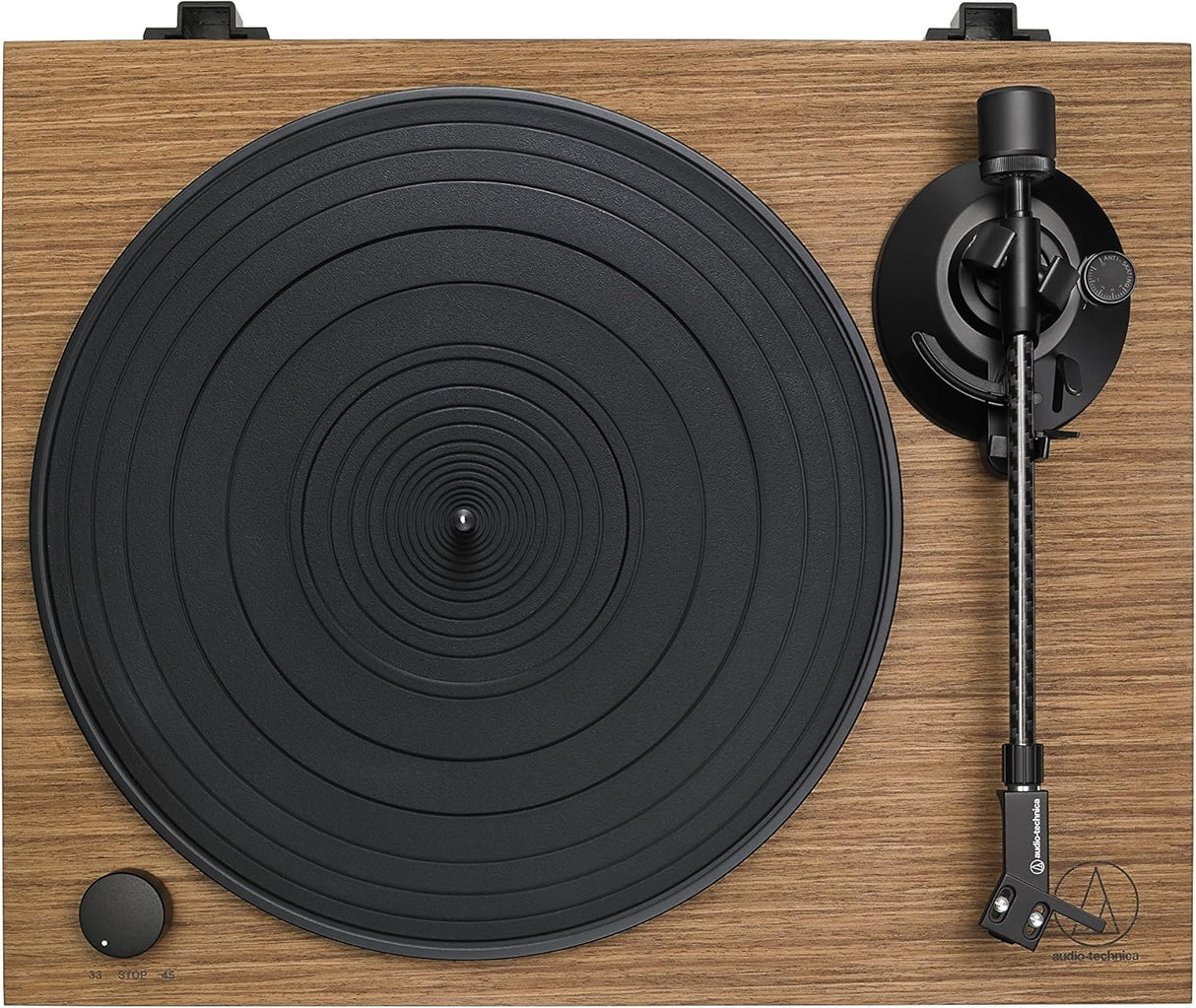 Audio-Technica LPW40WN Giradiscos Manual de Tracción por Correa con Base de Madera Nogal