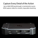 ASUS TUF Gaming Capture Card CU4K30 (4K60 HDR de Paso, Captura 4K30, USB C 3.2, entradas de Audio/Controlador, Certificación OBS, Latencia ultrabaja, PS4 / PS4 Pro / PS5, Xbox One/Series X/S)