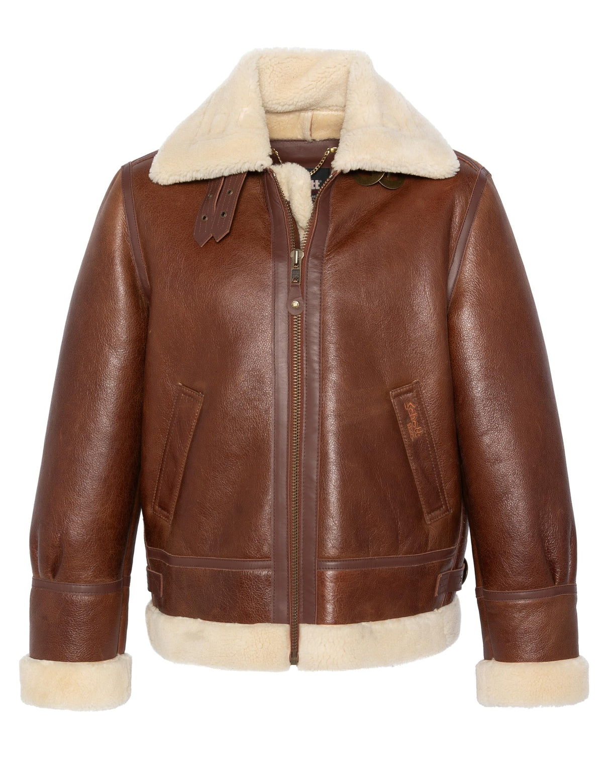 Schott NYC Lc1259 Chaqueta de Cuero, Moca, XL para Hombre
