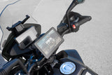 INTERPHONE SYNC70 Carplay - Pantalla para Moto Apple y Android – Pantalla de 7 Pulgadas WiFi y Bluetooth con detección de ángulo Muerto y cámaras duales – Pantalla Carplay con Soporte QUIKLOX, IP66