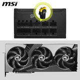 MSI mag A850GLS PCIE5, Fuente de alimentación, 850W, 80 Plus Gold, ATX 3.1, Compatible con GPU PCIe 5.1, 12V-2x6 nativos, Conector 12V-2x6 de Dos Colores, Fuente de alimentación ATX