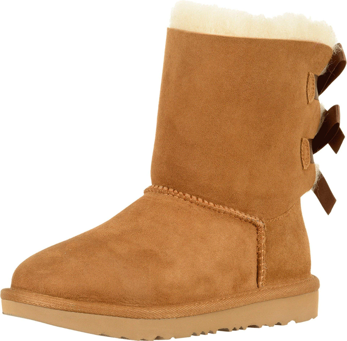 UGG Bailey Bow II, Botas Clásicas Unisex niños, Marrón (Chestnut) 36 EU