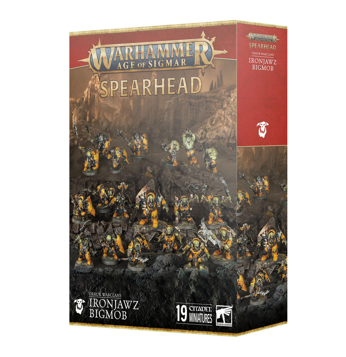 Warhammer Age of Sigmar SPEARHEAD ORRUK WARCLANS IRONJAWZ BIGMOB [Videojuego] [Videojuego] [Videojuego] [Videojuego] [Videojuego] [Videojuego] [Videojuego] [Videojuego] [Videojuego] [Videojuego]