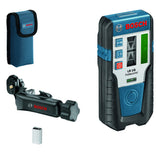 Bosch Professional Receptor láser LR 1 G (haz láser verde, 1 batería de 9 V, alcance 0–200 m)