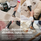 BISSELL SpotClean Mini Aspiradora de Agua Tapiceria con cable, Limpiador de Tapicerias Portátil, Perfecto para Limpia Rápidas, Compacto y Ligero, Lava Aspiradora para Coche, Barco, Sofá y Más, 41491