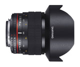 Samyang F1110610101 - Objetivo fotográfico DSLR para Fuji X (distancia focal fija 14mm, apertura f/2.8-22 ED AS IF UMC), negro