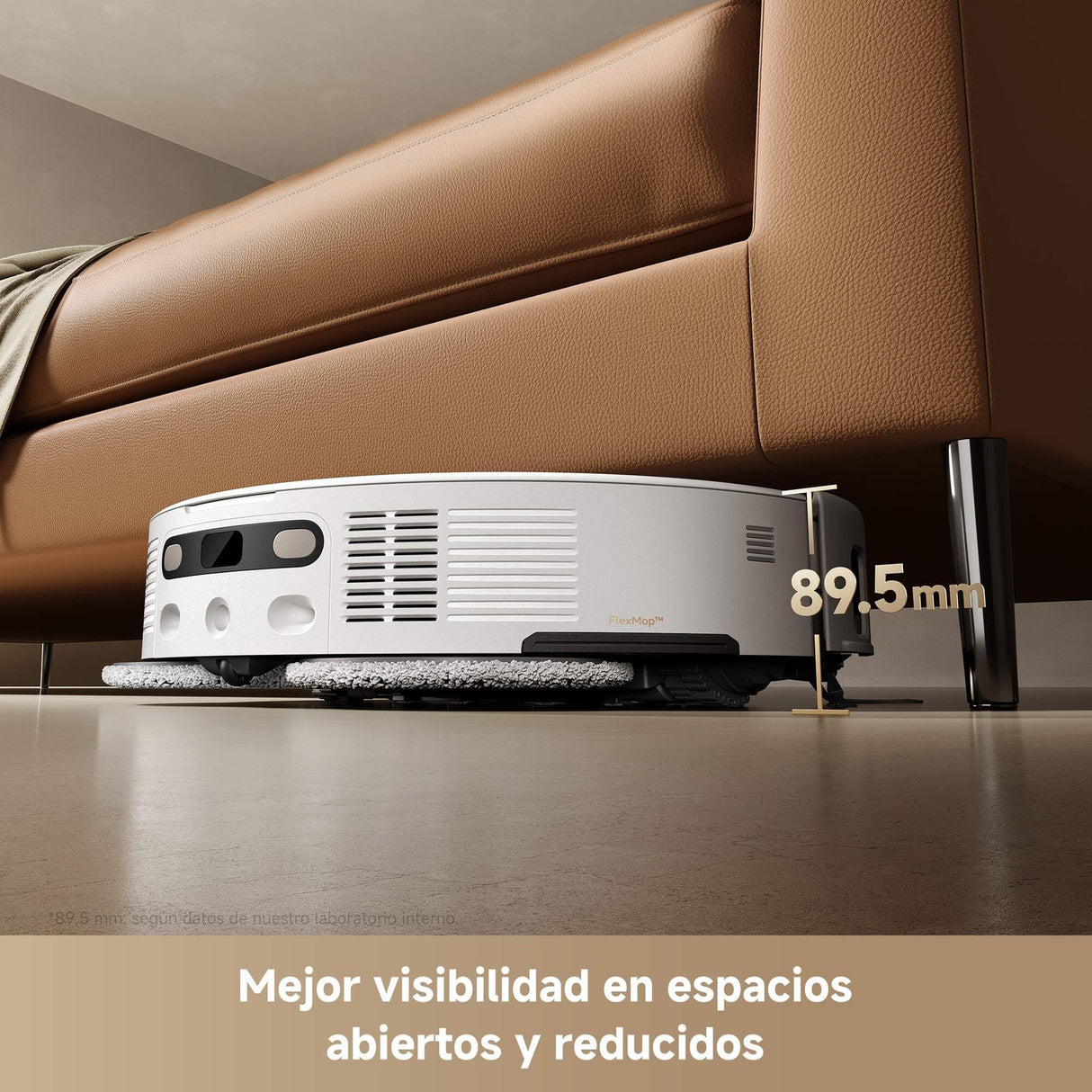 Robot Aspirateur Laveur MOVA V50 Ultra Complete -Puissance 24 000 Pa - Lavage Thermique des sols avec systeme DuoSolution