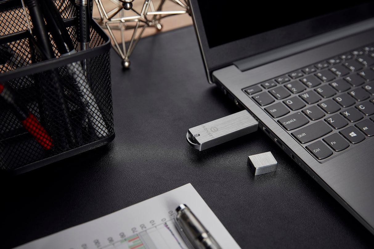 Kingston IronKey S1000 Unidad Flash USB cifrada 128GB Criptochip incorporado y homologación FIPS 140-2 de Nivel 3 - IKS1000B/128GB