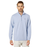 vineyard vines Saltwater Quarter-Zip Pullover Sweater Suéter pulóver, Azul Jake, L para Hombre