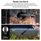 NEEWER Lente de sonda Macro 2X de 135° 18 mm con Rosca de 17 mm para grabación de Video de teléfono móvil, para Jaula de teléfono NEEWER/Funda de teléfono con Adaptador de Lente de 17 mm Compatible