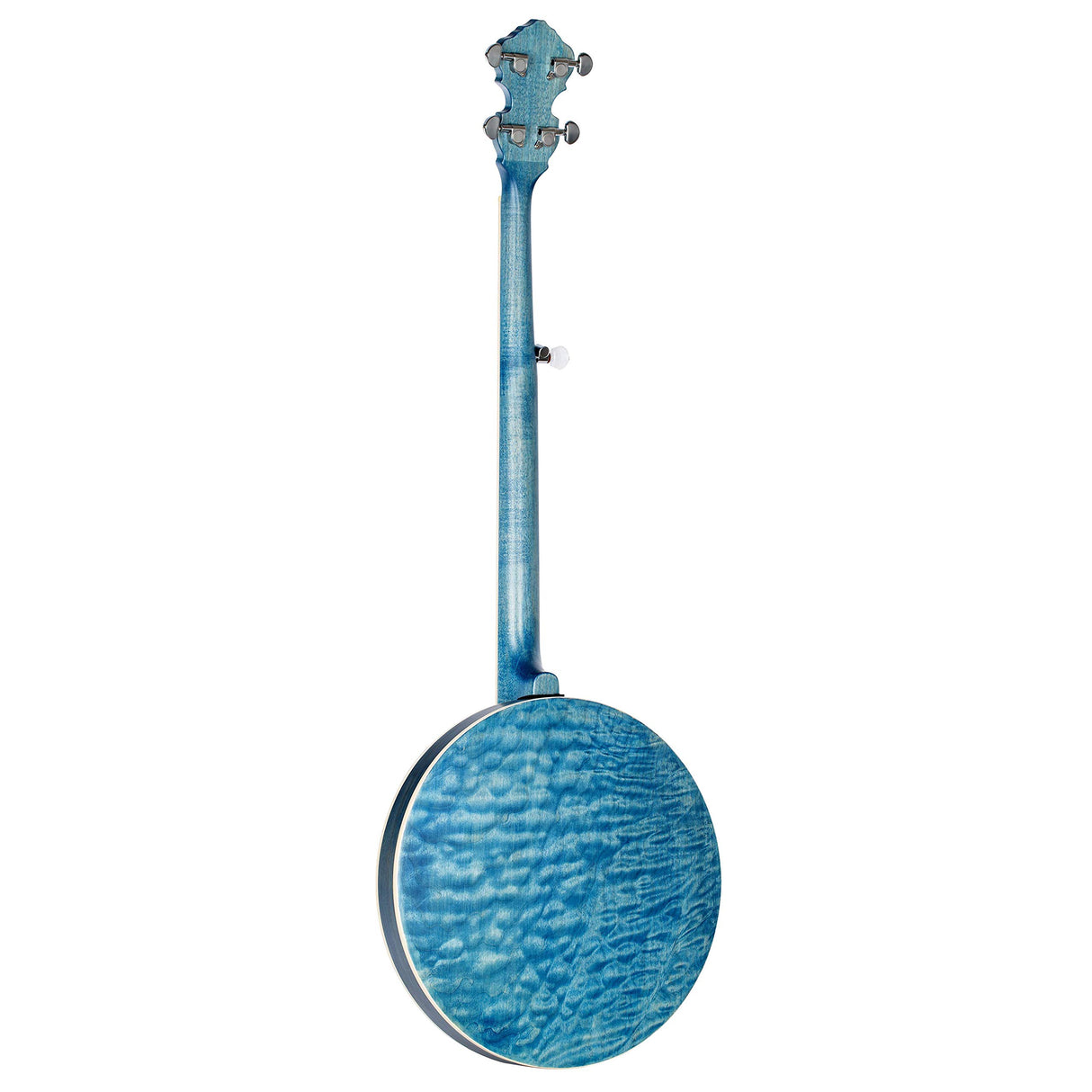 ORTEGA Falcon Series Banjo - Azul Transparente + Funda, OBJE400TBL