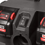 Milwaukee Aspiradora inalámbrica M18F2VC23L M18 Fuel 18v 23L Clase L, Negro