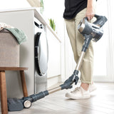 Beldray BEL01727TTVDE Titanium Smartflex inalámbrico Vacuum Cleaner – Multi-ciclónico 1L Stick Vac, Flexi-Bisagra, LED Digital Display, Indicador de Nivel de batería, Sensor de Bloqueo Inteligente,