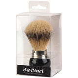 Pennello da barba con punte argentate di pelo di tasso, Ø 25 mm, Manico a forma di palla