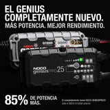 NOCO GENIUSPRO25: Cargador de Batería Profesional 25A, 6V, 12V y 24V, Mantenedor y Desulfatador para Baterías de Plomo-Ácido y Litio