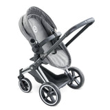Smoby Cybex - Cochecito para Muñecos, en Color Gris, para Niños a Partir de 3 Años - 37 x 21,5 x 61,5 cm