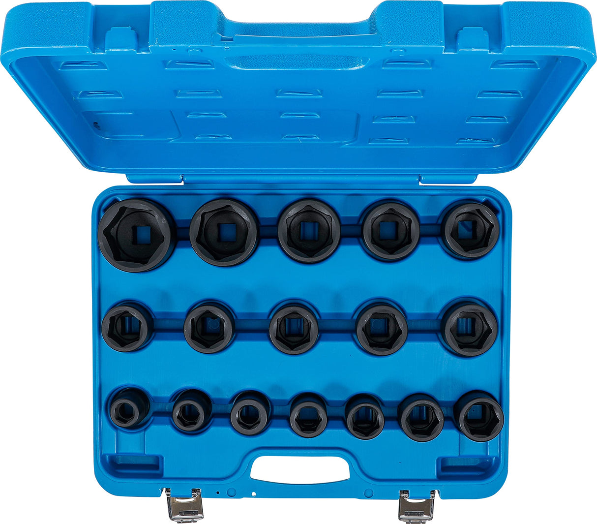 BGS 5242 | Juego de llaves de vaso de impacto | entrada 20 mm (3/4") | 19 - 55 mm | 17 piezas
