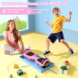 SISIGAD Hoverboard, Self Balancing Electric Gyropod 6.5 Inch Hoverboard Hover Scooter Board with Bluetooth Music, LED Lights for Kids