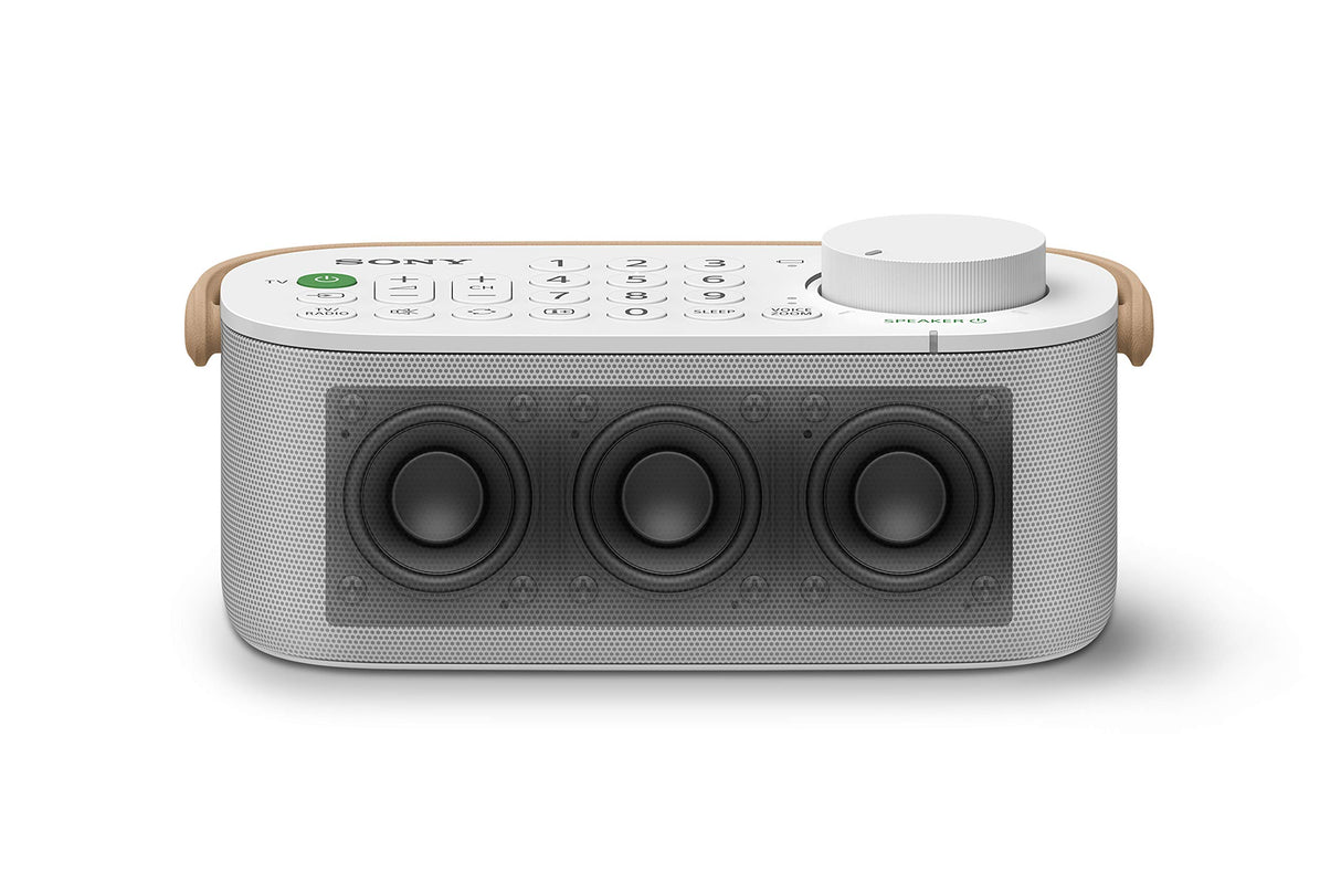 Sony SRS-LSR200, Altavoz Inalámbrico con mando a distancia para tv, ideal para personas mayores o con problemas de audición, Blanco