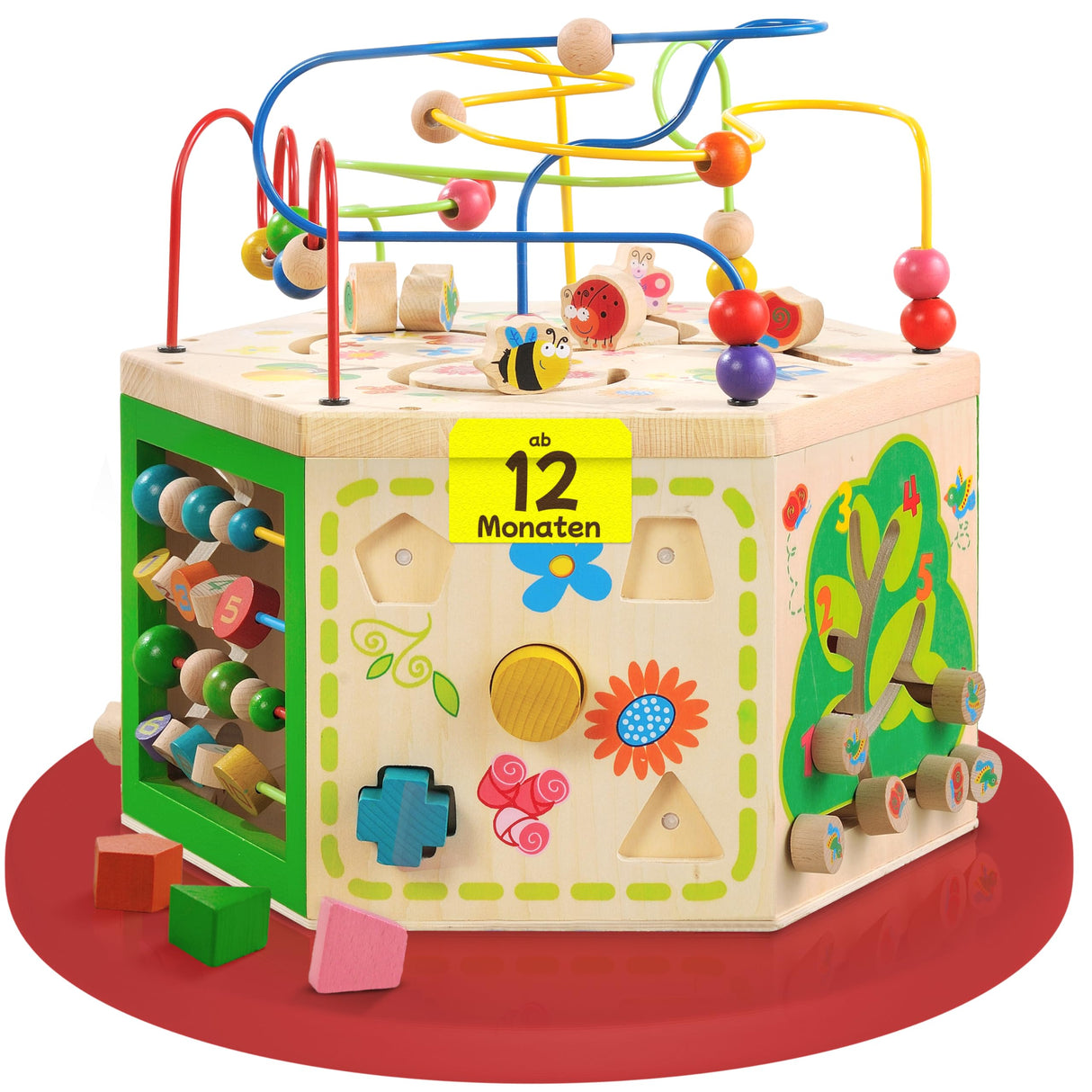 EverEarth- Centro DE Juego Jardin 7 EN 1 Actividad, Multicolor (EE33285) , color, modelo surtido