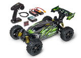 Carson 500409082 1:8 Akuma Buggy 4WD 100% RTR Verde - Coche teledirigido, Off-Road, vehículo RC, Coche RC 70 km/h, Buggy teledirigido