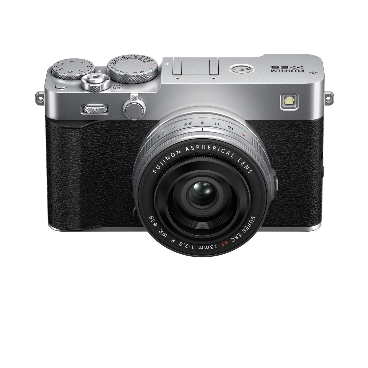 FUJIFILM X-E5 + XF23mm F2.8 R WR Kit con Objetivo, Plata.