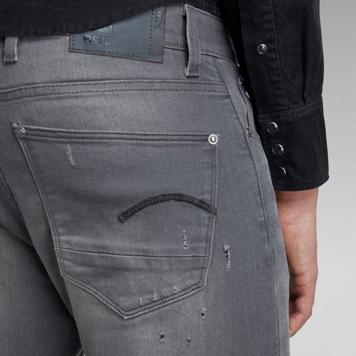 G-STAR Revend Skinny, Vaqueros para Hombre, Gris (lt Aged Destroy 51010-6132-1243), 36W / 34L
