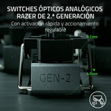 Razer Huntsman V3 Pro TKL - A Teclado óptico analógico para Esports (Modalità Attivazione Rapida, Dial Digital multifunción y Botones de Control específicos) US-Layout | Negro