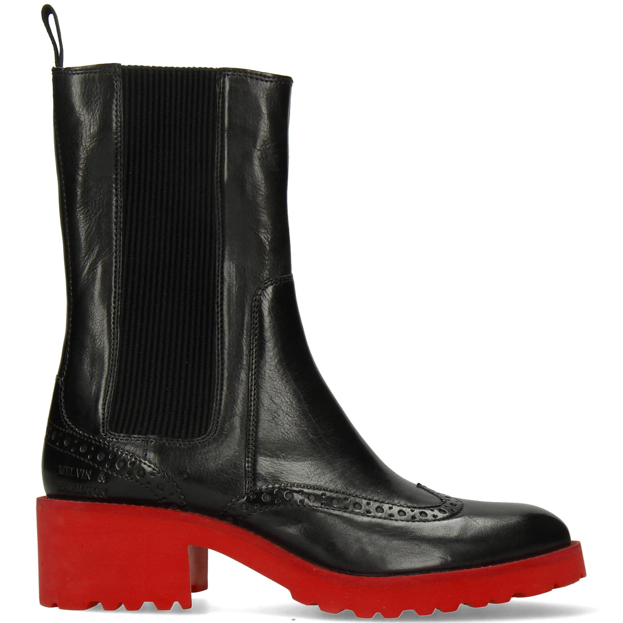 Melvin & Hamilton Abigail 2, Botas Cortas al Tobillo Mujer, Negro, 36 EU