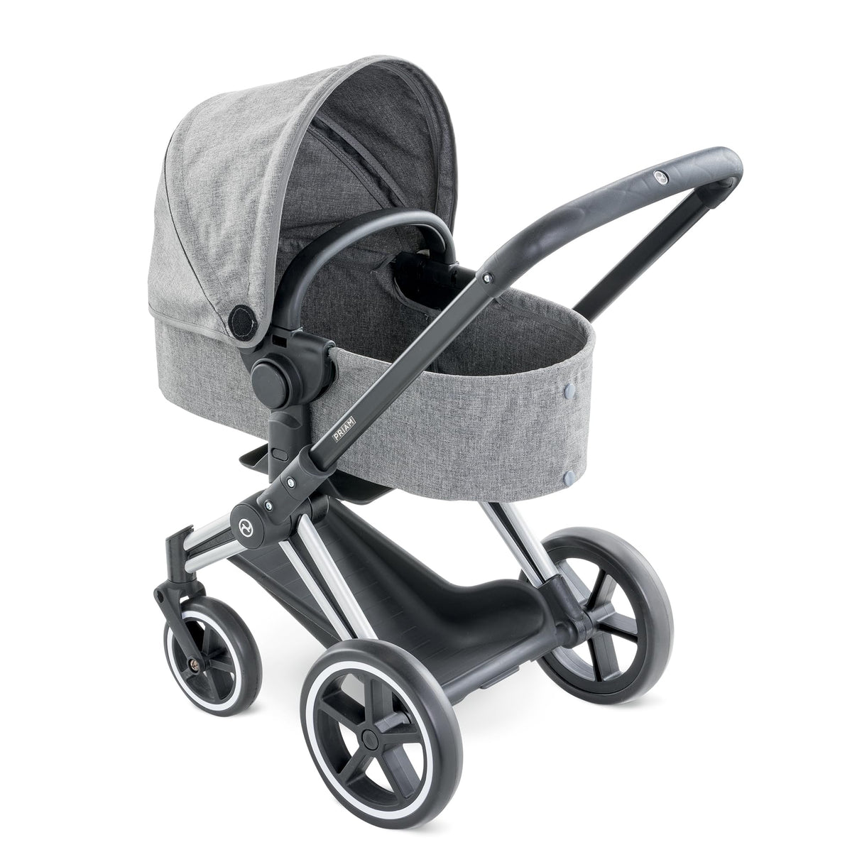 Smoby Cybex - Cochecito para Muñecos, en Color Gris, para Niños a Partir de 3 Años - 37 x 21,5 x 61,5 cm