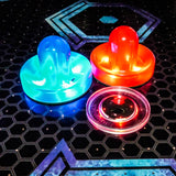Carromco Airhockey Fire Vs Ice, Unisex, Negro, Uni